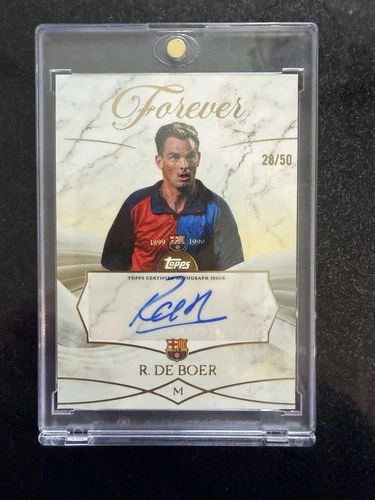 R. De Boer 2025 Topps Forever FC Barcelona Legends 28/50