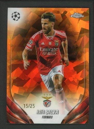 Rafa Silva 2024 Topps Chrome Ice Cracked Orange /25