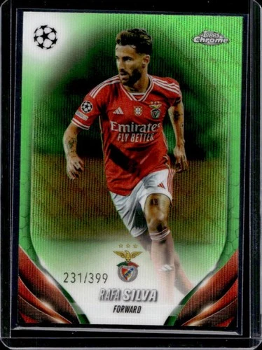 Rafa Silva 2023 Topps Chrome Neon Green Wave Refractor /399