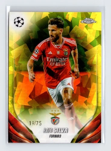 Rafa Silva 2024 Topps Chrome Yellow /75
