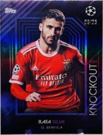 Rafa Silva 2022 Topps UCL Knockout /25