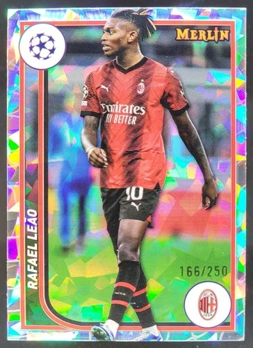 Rafael Leao 2023 Topps Chrome Merlin Atomic /250