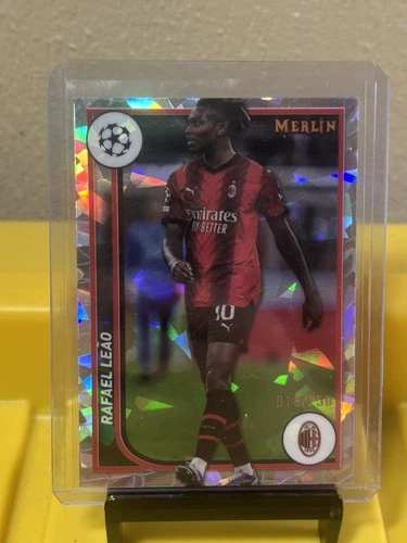 Rafael Leao 2023 Topps Chrome Merlin Atomic Refractor /250