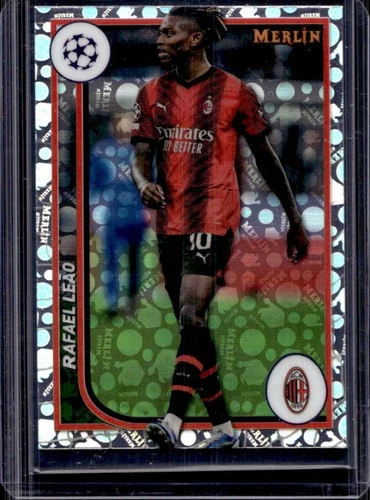 Rafael Leao 2023 Topps Chrome Merlin Chrome Vintage Refractor