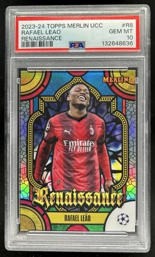 Rafael Leao 2023 Topps Chrome Merlin UEFA #R-8