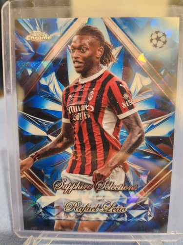 Rafael Leao 2024 Topps Chrome Sapphire