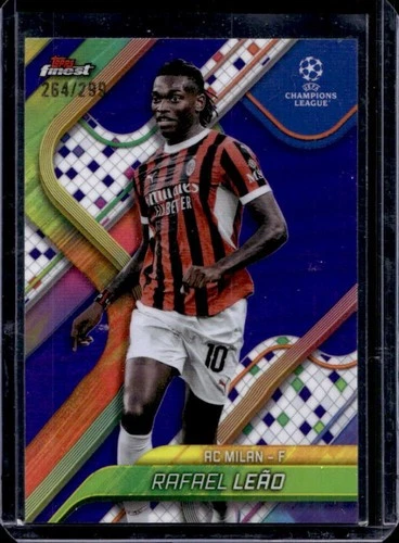 Rafael Leao 2024 Topps Finest Purple Refractor /299