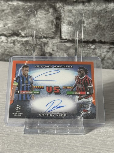 Rafael Leao / Lautaro Martinez 2024 Topps Finest /25