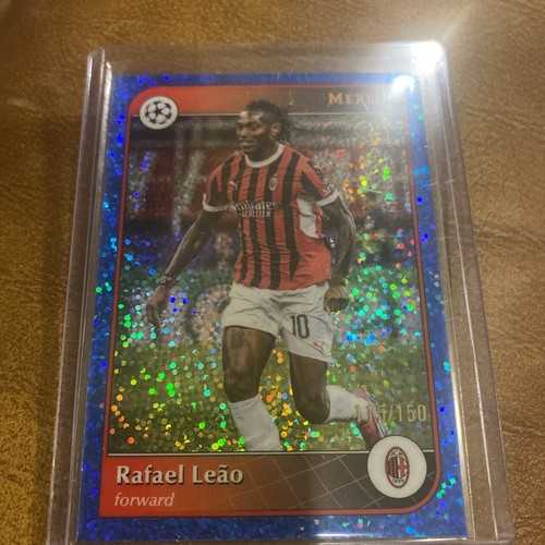 Rafael Leão 2025 Topps Merlin Chrome Blue /150