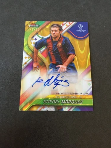 Rafael Marquez 2024 Topps Finest Gold /50