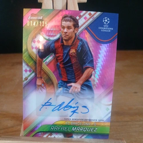 Rafael Marquez 2024 Topps Finest Pink Mojo Refractor /125