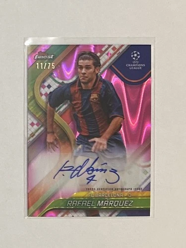Rafael Marquez 2024 Topps Finest Pink Wave /75
