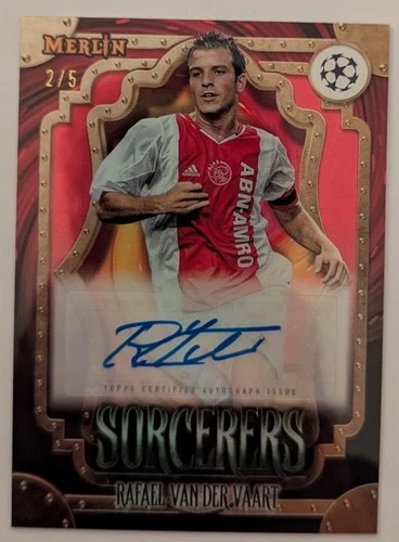 Rafael van der Vaart 2024 Topps Merlin Chrome /5