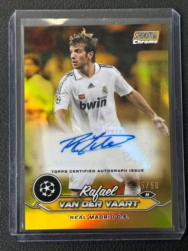 Rafael van der Vaart 2023 Topps Stadium Club Chrome Gold /50