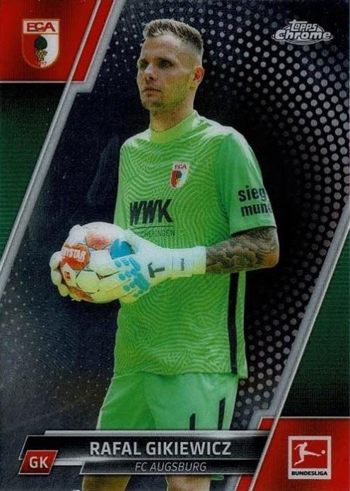 Rafal Gikiewicz 2021 Topps Chrome Bundesliga 4