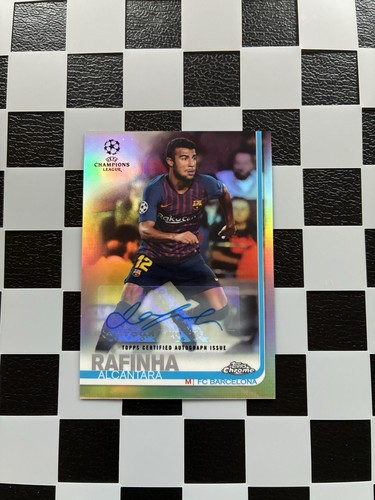 Rafinha Alcântara 2018 Topps Chrome UCL Refractor