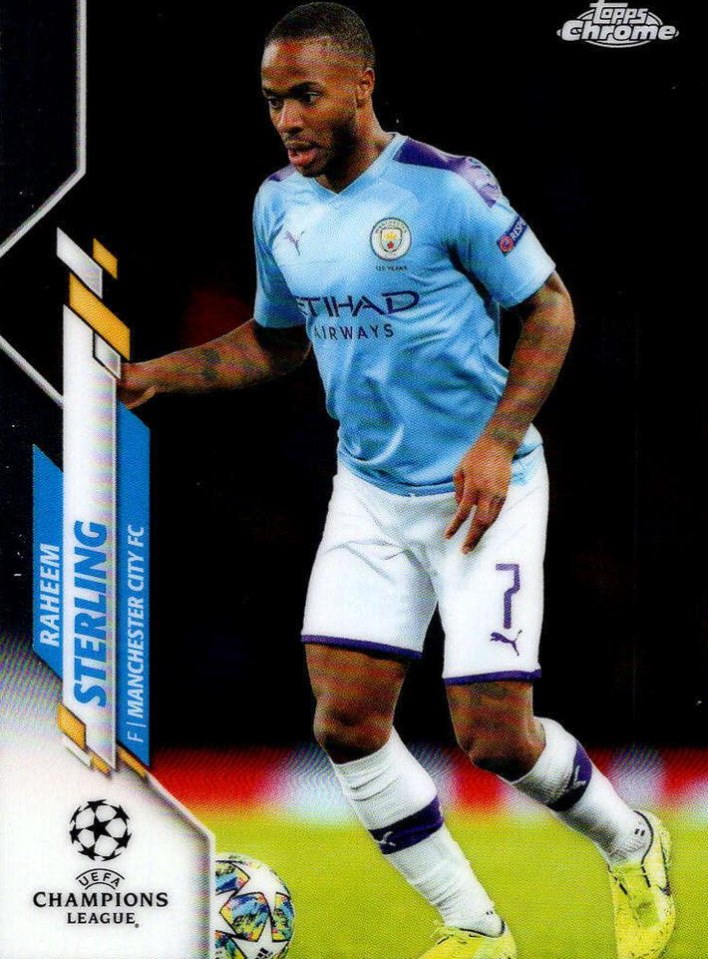 Raheem Sterling 2019 Topps Chrome UCC 28