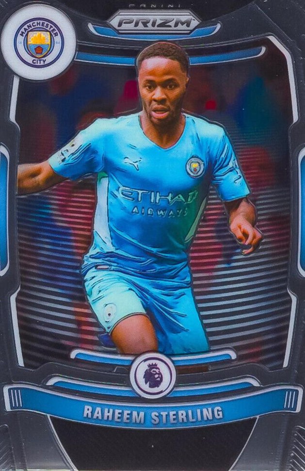 Raheem Sterling 2021 Panini Prizm Premier League 25