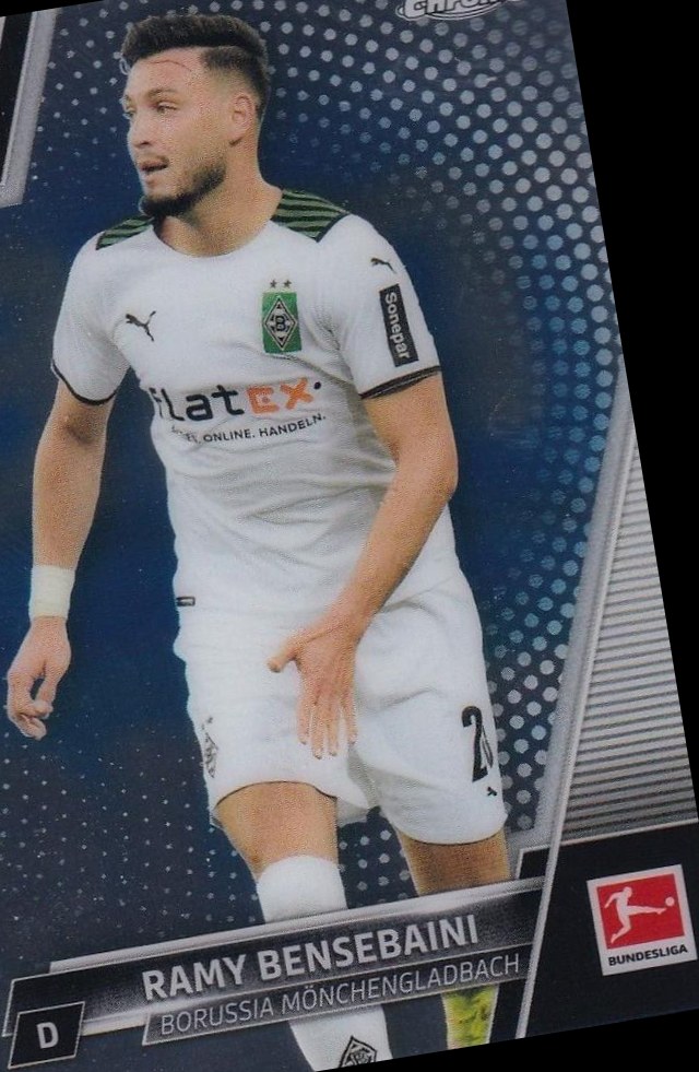 Ramy Bensebaini 2021 Topps Chrome Bundesliga 79