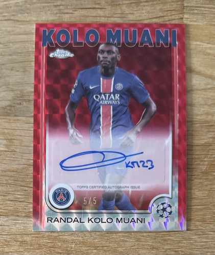 Randal Kolo Muani 2024 Topps Chrome /5
