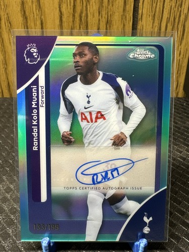 Randal Kolo Muani 2025 Topps Chrome Aqua /199