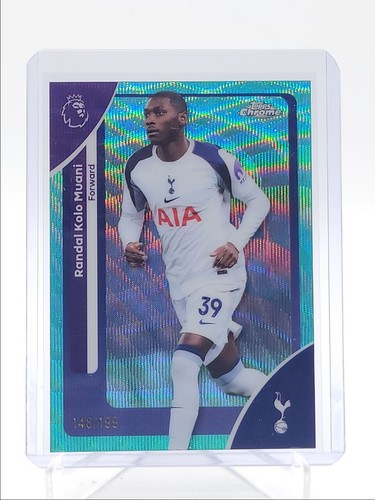 Randal Kolo Muani 2026 Topps Chrome Aqua Wave /199