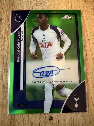 Randal Kolo Muani 2026 Topps Chrome Auto Parallel /99