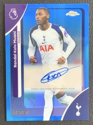 Randal Kolo Muani 2025 Topps Chrome Blue /150