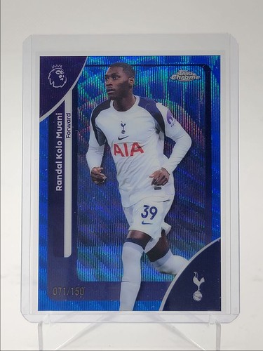 Randal Kolo Muani 2025 Topps Chrome Blue Wave /150