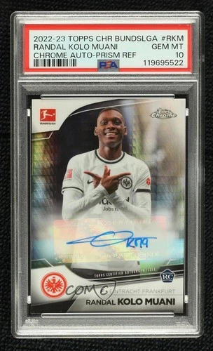 Randal Kolo Muani 2022 Topps Chrome Bundesliga Prism /165