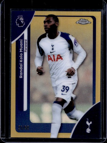 Randal Kolo Muani 2026 Topps Chrome Gold Refractor /50