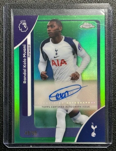 Randal Kolo Muani 2026 Topps Chrome Green Refractor /99