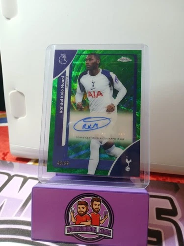 Randal Kolo Muani 2026 Topps Chrome Green Wave /99