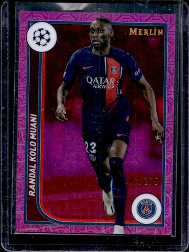 Randal Kolo Muani 2023 Topps Chrome Merlin Pink Refractor /275