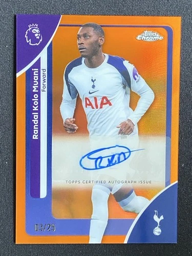 Randal Kolo Muani 2025 Topps Chrome Orange /25