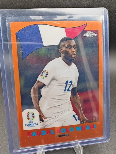 Randal Kolo Muani 2024 Topps Chrome Orange /25
