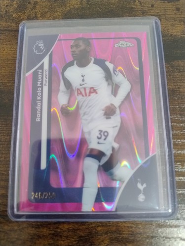 Randal Kolo Muani 2026 Topps Chrome Pink Wave /250