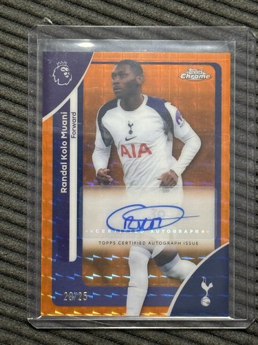 Randal Kolo Muani 2025 Topps Chrome Premier League /25