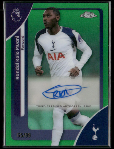 Randal Kolo Muani 2026 Topps Chrome Premier League Green /99