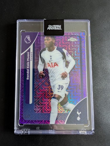 Randal Kolo Muani 2026 Topps Chrome Premier League Purple Mojo /7