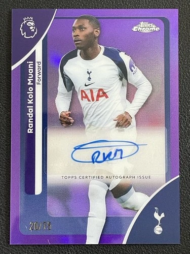 Randal Kolo Muani 2025 Topps Chrome Purple /75
