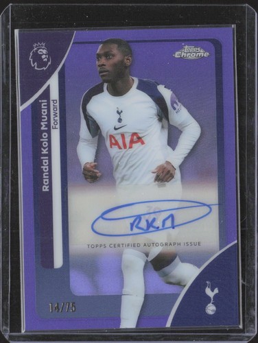 Randal Kolo Muani 2025 Topps Chrome Purple /75