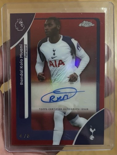 Randal Kolo Muani 2026 Topps Chrome Red /5
