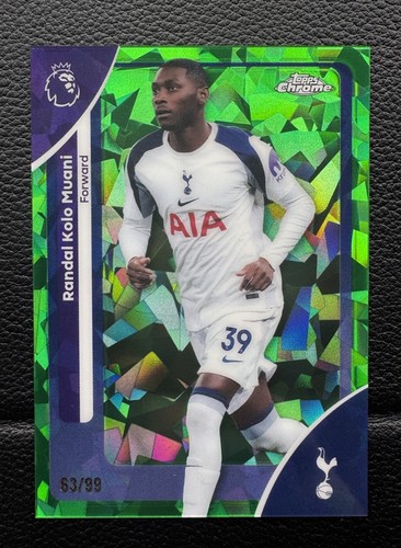 Randal Kolo-Muani 2025 Topps Chrome Sapphire Green /99
