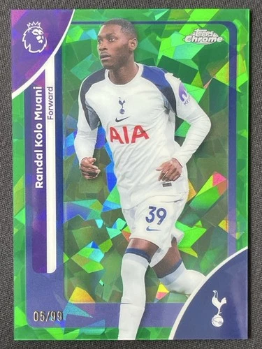 Randal Kolo Muani 2026 Topps Chrome Sapphire Green /99