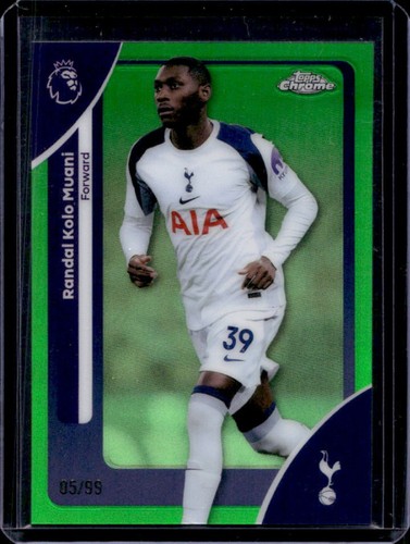 Randal Kolo Muani 2026 Topps Chrome Sapphire Green Refractor /99