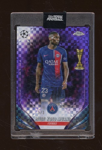 Randal Kolo Muani 2023 Topps Chrome UCC Calcio X-Fractor /3