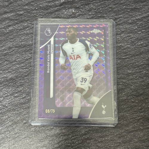 Randal Kolo Muani 2025 Topps Chrome Viola Geometrico /75