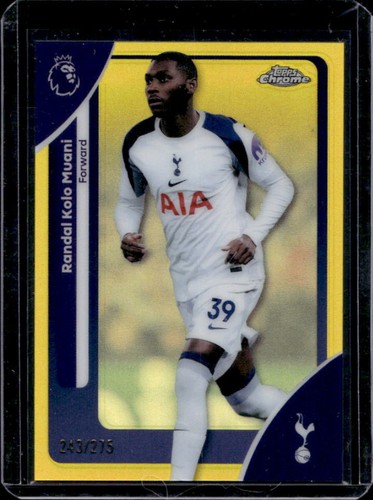 Randal Kolo Muani 2026 Topps Chrome Yellow Refractor /275