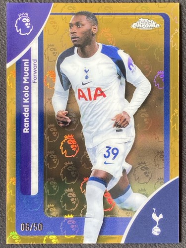 Randal Kolo Muani 2025 Topps Cromo Gold /50